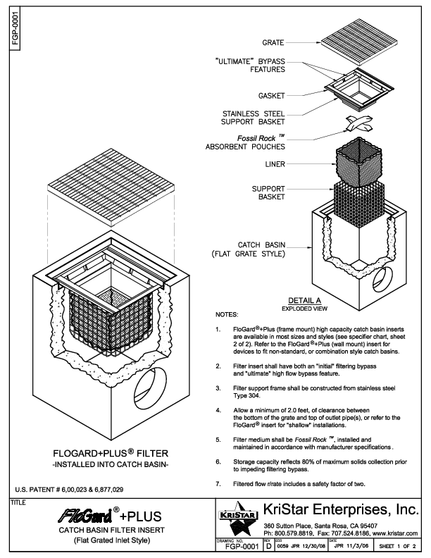 Catch Basin Filter Insert Long Beach Iron Works